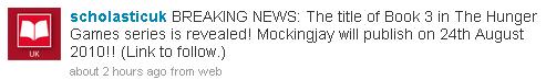mockingjay tweet