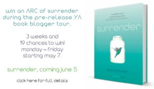 surrender blog tour button