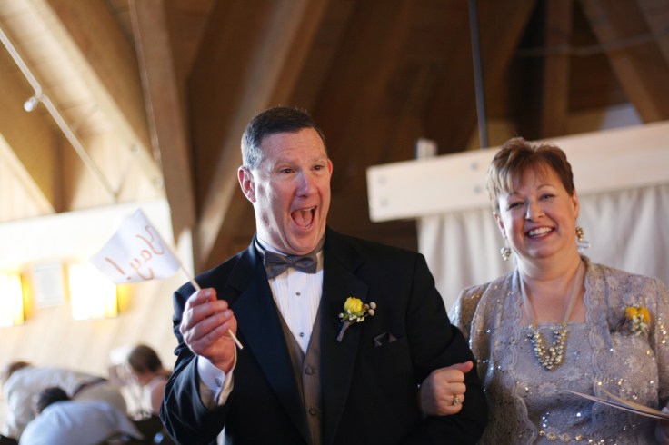 My parents celebrating!