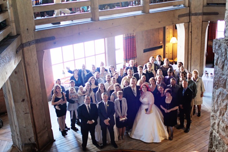 Everyone (well, most everyone) at the wedding!