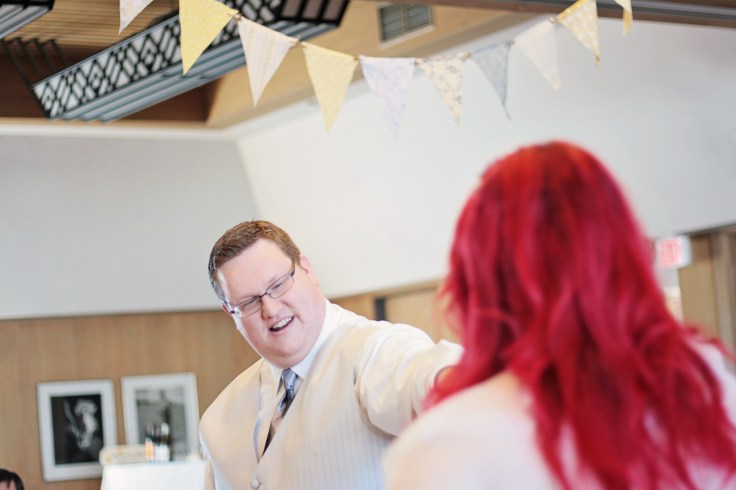 First dance - he twirled me around the dance floor to "Hey Soul Sister" by Train