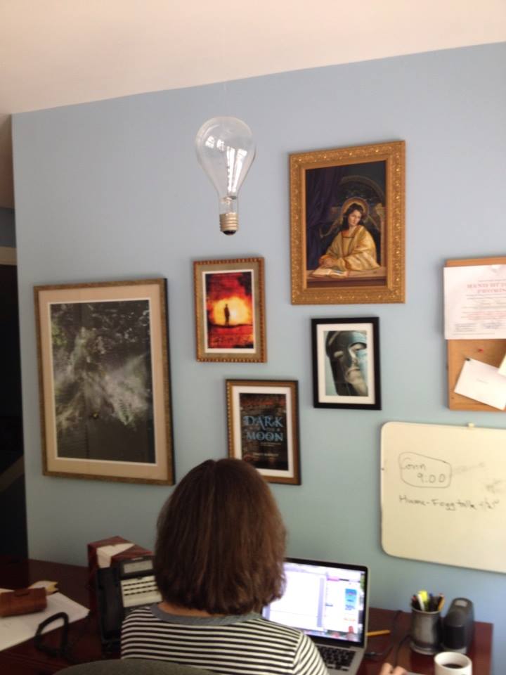 office with light bulb