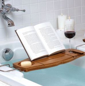 bamboo bathtub caddy