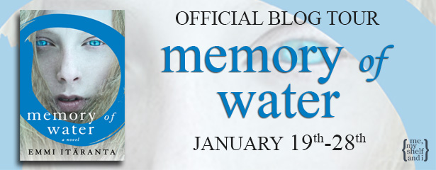 memory of water blog tour banner