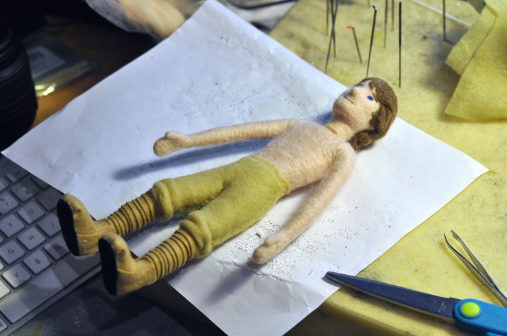 Star Wars Epic Yarns - blog02 - Luke Skywalker in progress - © & TM Lucasfilm Ltd